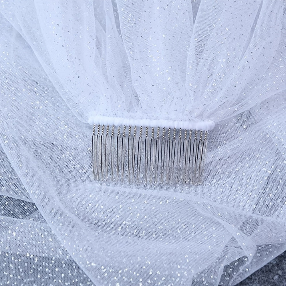 Sparkling Bridal Veil Dreamy Fairy Hair Accessory