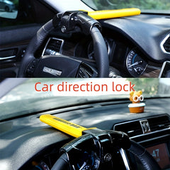 Car Steering Wheel Lock T-shaped Anti-Theft Lock with 2 Keys