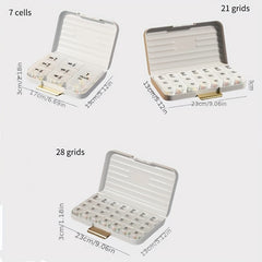 Grid Jewelry Storage Box for Traveling