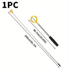 Stainless Steel Golf Ball Picker Double Ring Club Accessory 39