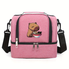 Capybara Noodle Lover Insulated Bento Bag