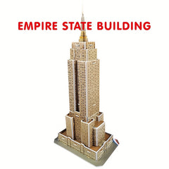 3D Empire State Building Model Puzzle DIY Toy