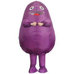 Purple Potato Inflatable Costume Halloween Party Cosplay Dress Up