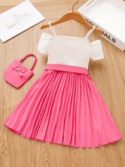 Sweet Girls' Off Shoulder Princess Dress