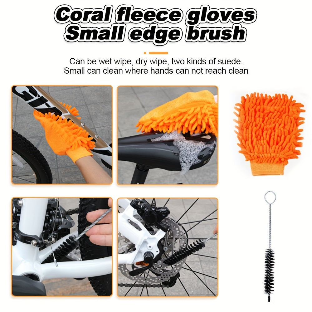 Chain Cleaner Portable Bike Chain Cleaning Tool Professional Cleaning Kit