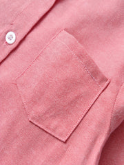 Boys Collarless Button Up Shirts