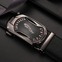 Men's Business PU Leather Belt Men's High Belt