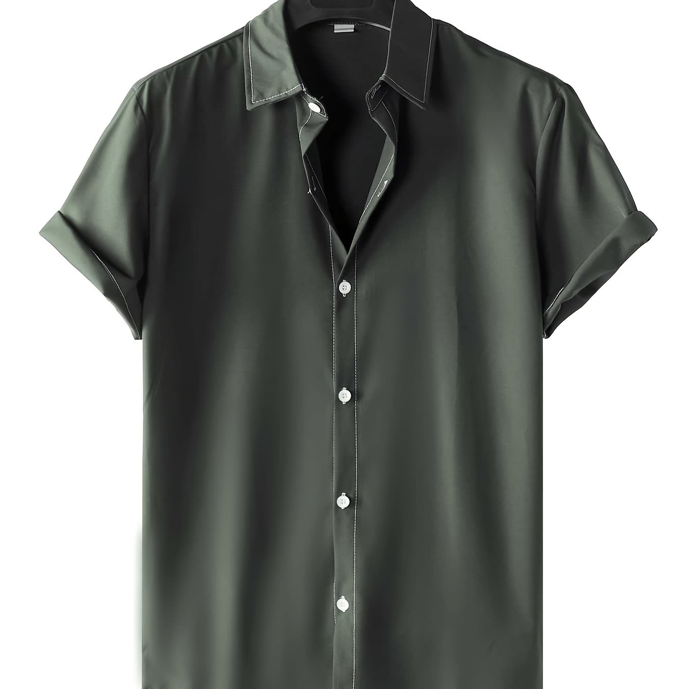 Men's Casual Short Sleeve Shirt for Summer Vacation