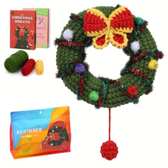Beginner Crochet Yarn Kit for Adults with English Manual - DIY Cartoon Doll
