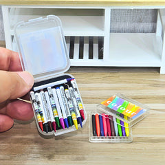 22 Colors Dollhouse Scene Model Art Supplies Set for 11.5 Inch Dolls