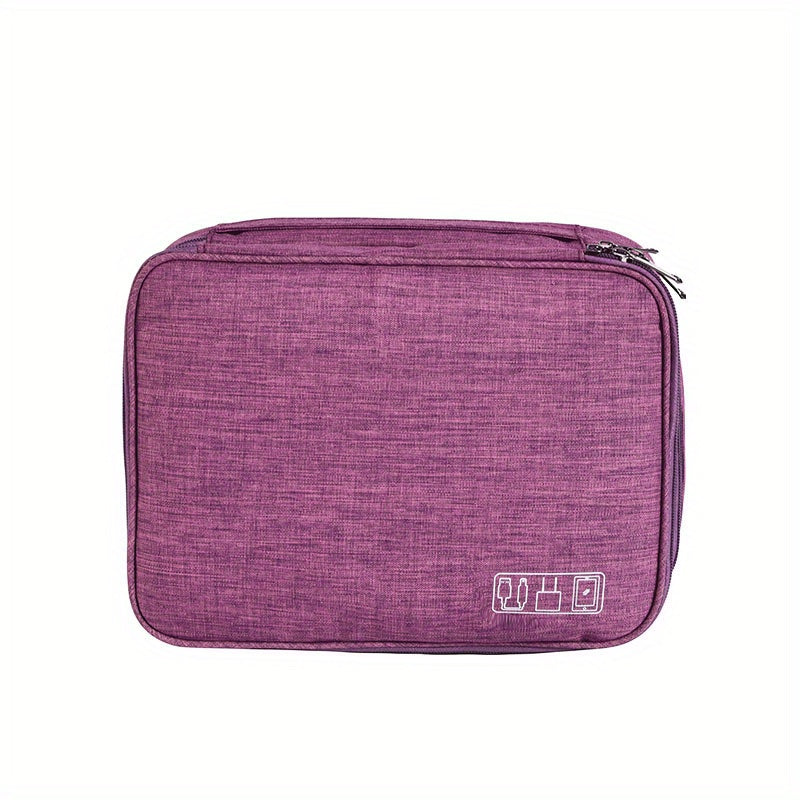 3 Layer Electronic Organizer Travel Cable Bag Waterproof Storage All in One