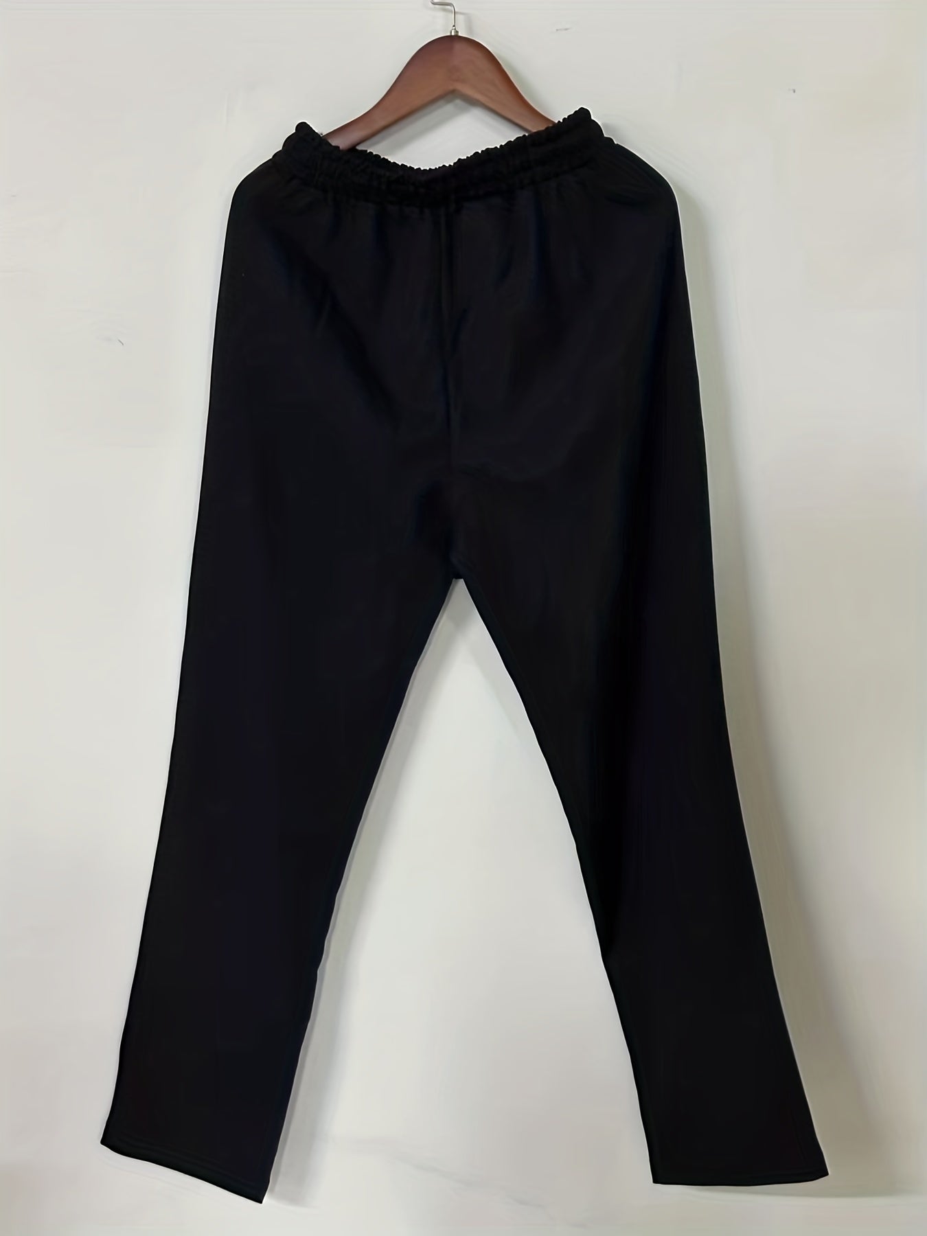 Drawstring Dual Pockets Wide Leg Pants Casual Wear