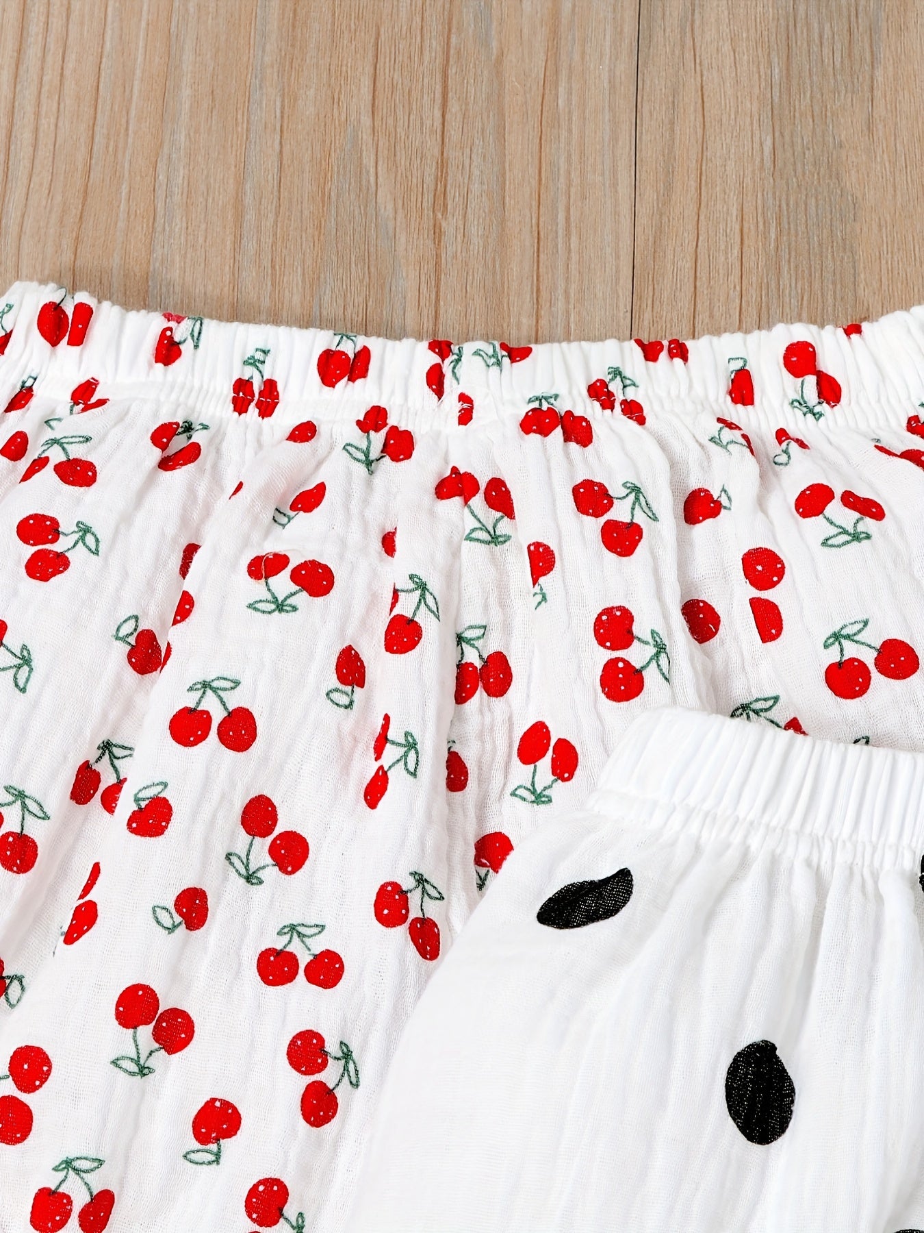 3pcs Print Baby Girl's Shorts Bread Pants Comfy Shorts