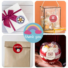 160 Thank You Stickers Assorted Styles for Kids Rewards & Gifts