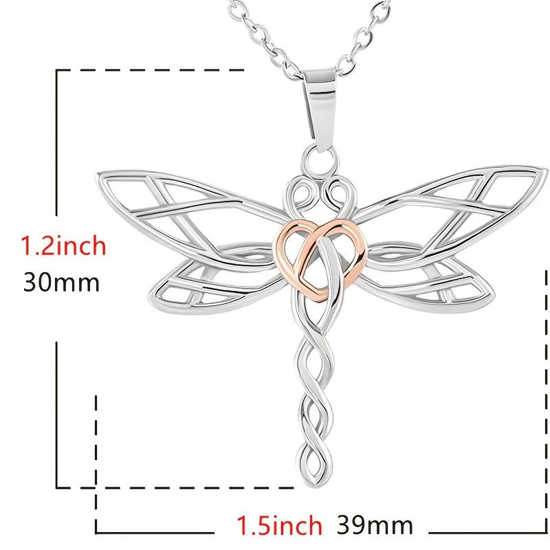 Dragonfly Necklace To My Granddaughter Gift Box Included