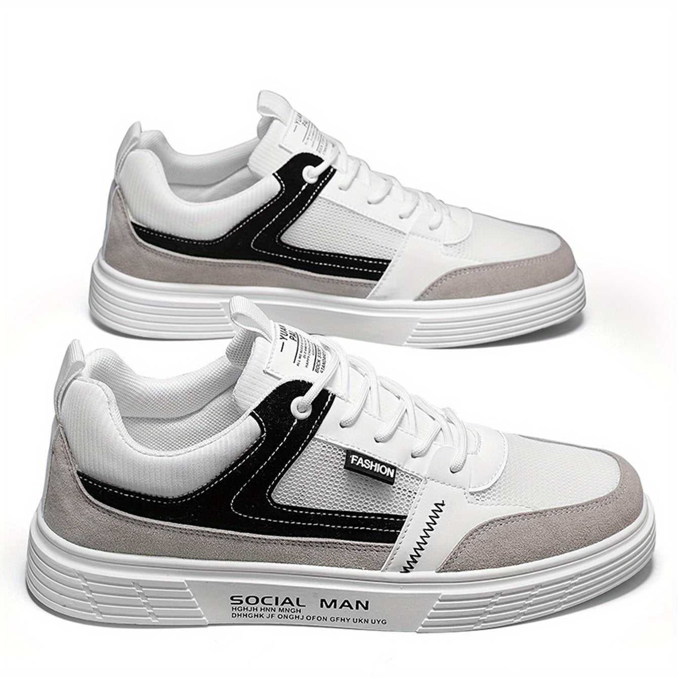 Men's Mesh Skate Shoes Non Slip Casual Shoes For Youth