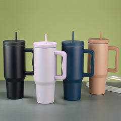 40oz Double Layer Vacuum Water Cup Large Capacity Stainless Steel Tumbler Cup