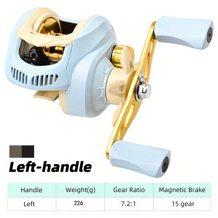 Lightweight Durable Baitcasting Reel 5 1BB Left Right Hand Fishing Reel