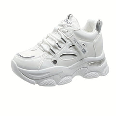 Women's Chunky Platform Sneakers Lace-up Non-slip Dad Shoes