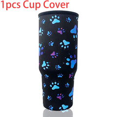 Dog Paw Neoprene Cup Cover for 40oz Tumbler Cups