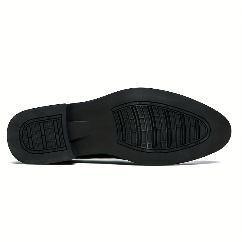 Men's Brogue Tassel Loafer Shoes Slip On Non-slip Casual Shoes