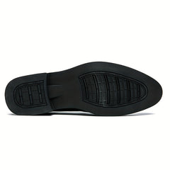 Men's Brogue Tassel Loafer Shoes Slip On Non-slip Casual Shoes