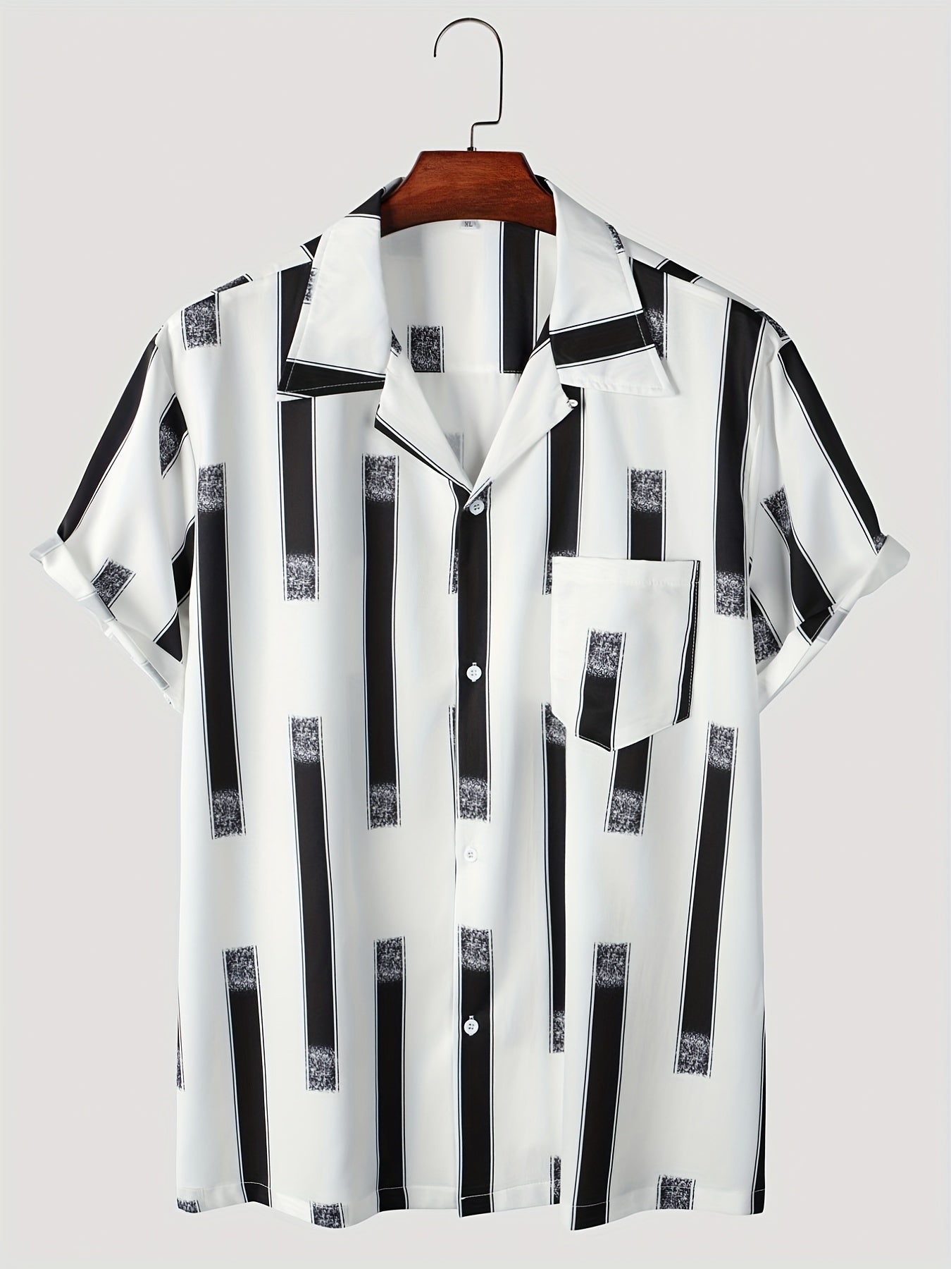 Men's Hawaiian Shirt Casual Button Up Short Sleeve for Summer Vacation