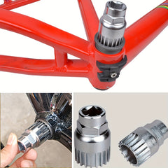 3pcs Bicycle Repair Tool Set Axle Puller Crank Remover Wrench Garage Supplies
