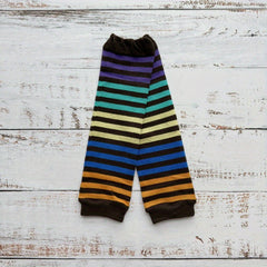 Kids Leg Warmer Colorful Stripe Letter Cartoon Bear Child Leg Warmers