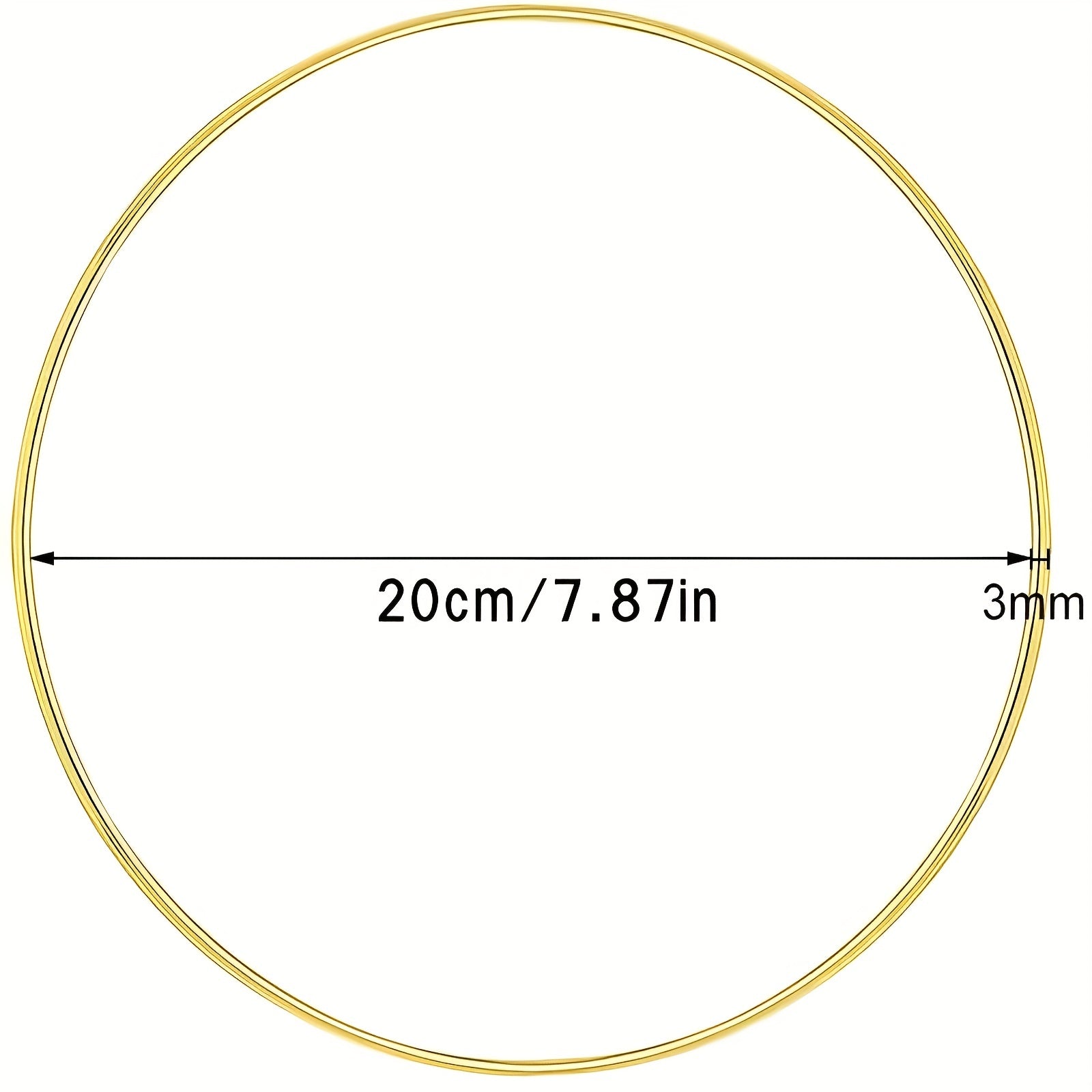 Metal Flower Hoop Wreath for Wedding Decoration DIY Dream Catcher