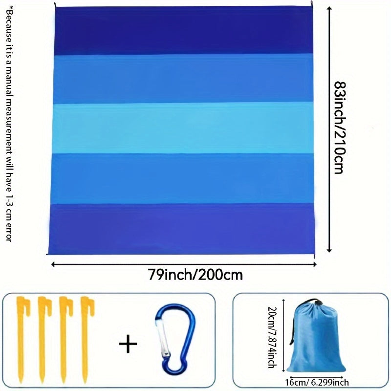 Portable Waterproof Beach Blanket for 1-4 People
