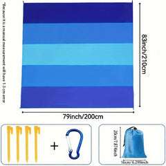 Portable Waterproof Beach Blanket for 1-4 People