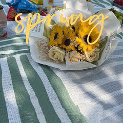Retro Print Foldable Outdoor Picnic Mat