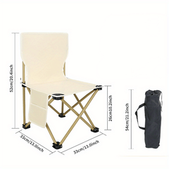 Portable Folding Chair for Outdoor Leisure Fishing Camping - Easy to Carry