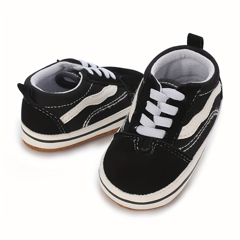 Baby Boys Canvas Sneakers Lightweight Non Slip Shoes