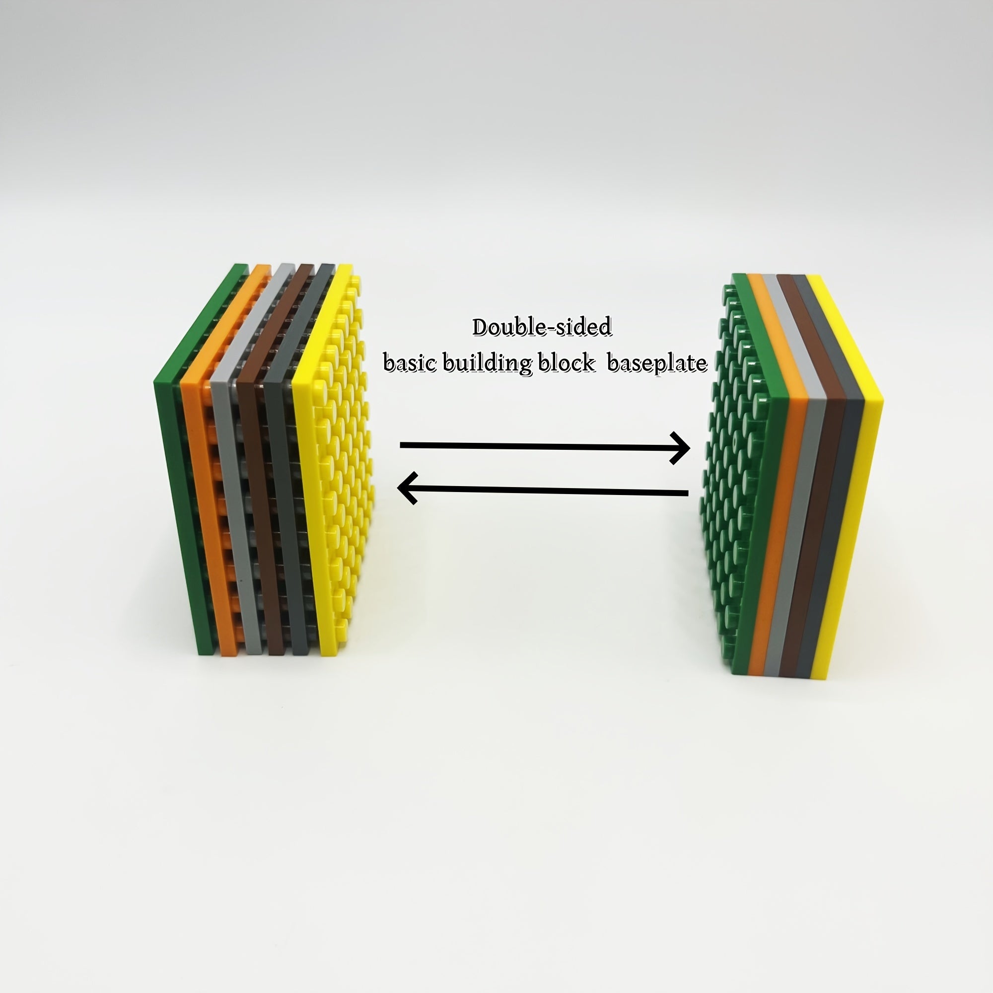 10pcs Double Sided Baseplate Building Blocks Educational Toys Gift