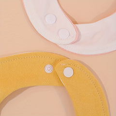 3pcs Cotton Baby Bibs Newborn Feeding Smock Infant Triangle Flower U shaped