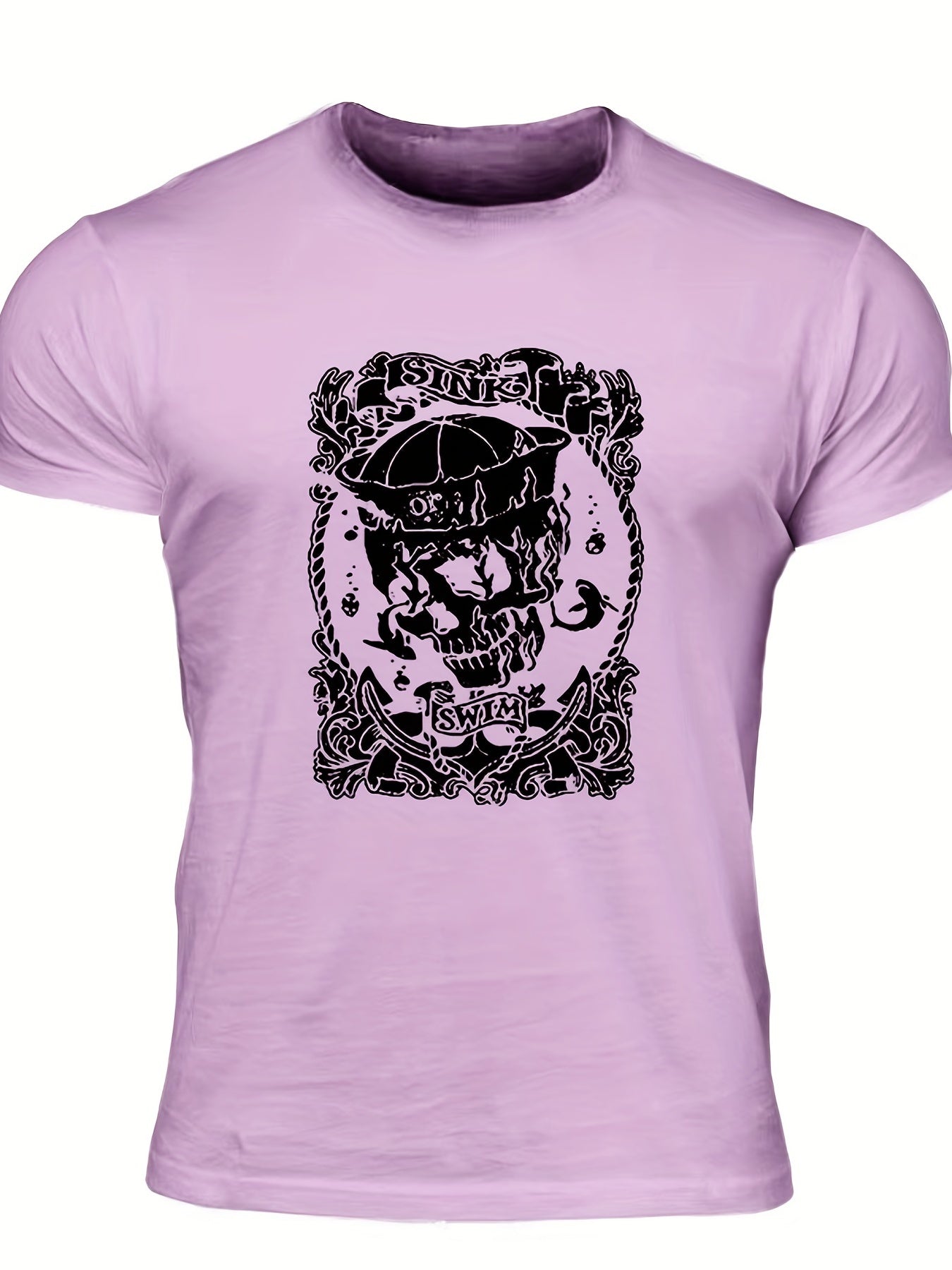 Men's Skull Sketch T Shirt for Outdoor Adventures