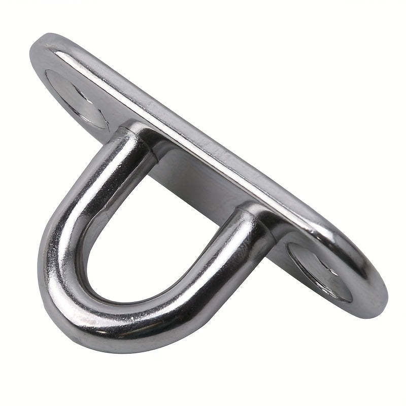 1pc Oval Pad Eye Marine Deck Hardware 304 M6 Heavy Duty Wall Mount Ceiling Hook
