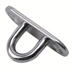 1pc Oval Pad Eye Marine Deck Hardware 304 M6 Heavy Duty Wall Mount Ceiling Hook