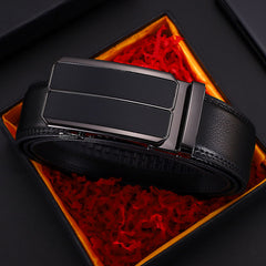 Leather Belt Men's Casual Business Jeans Belt