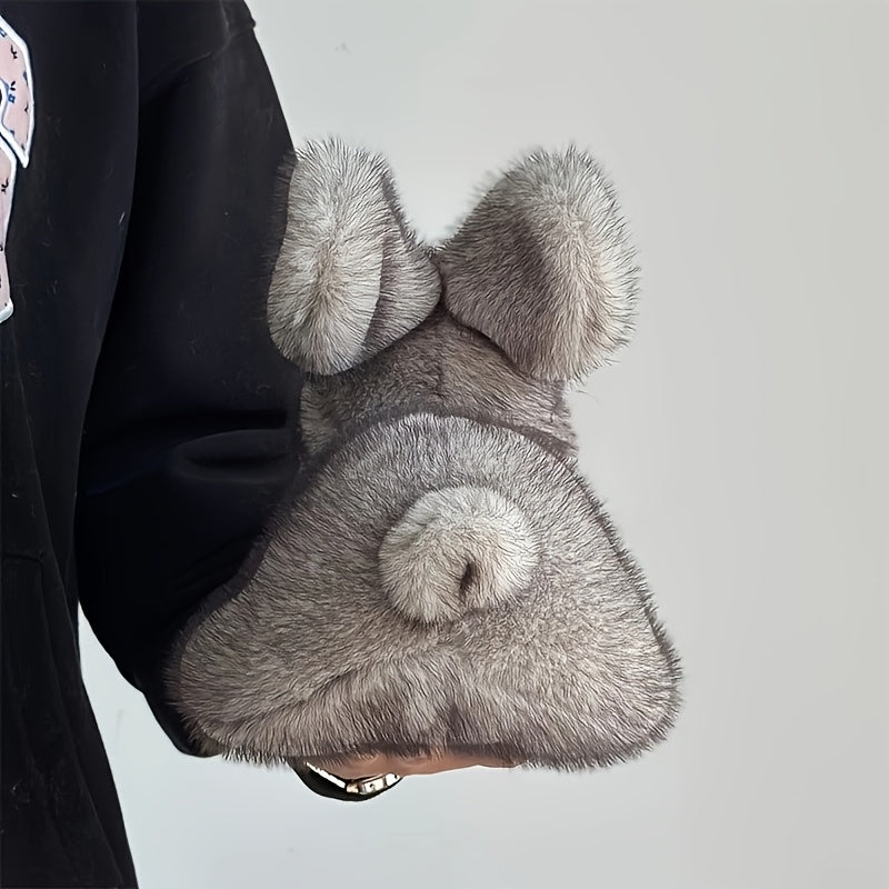 Fluffy Rabbit Plush Toy for Kids Girls