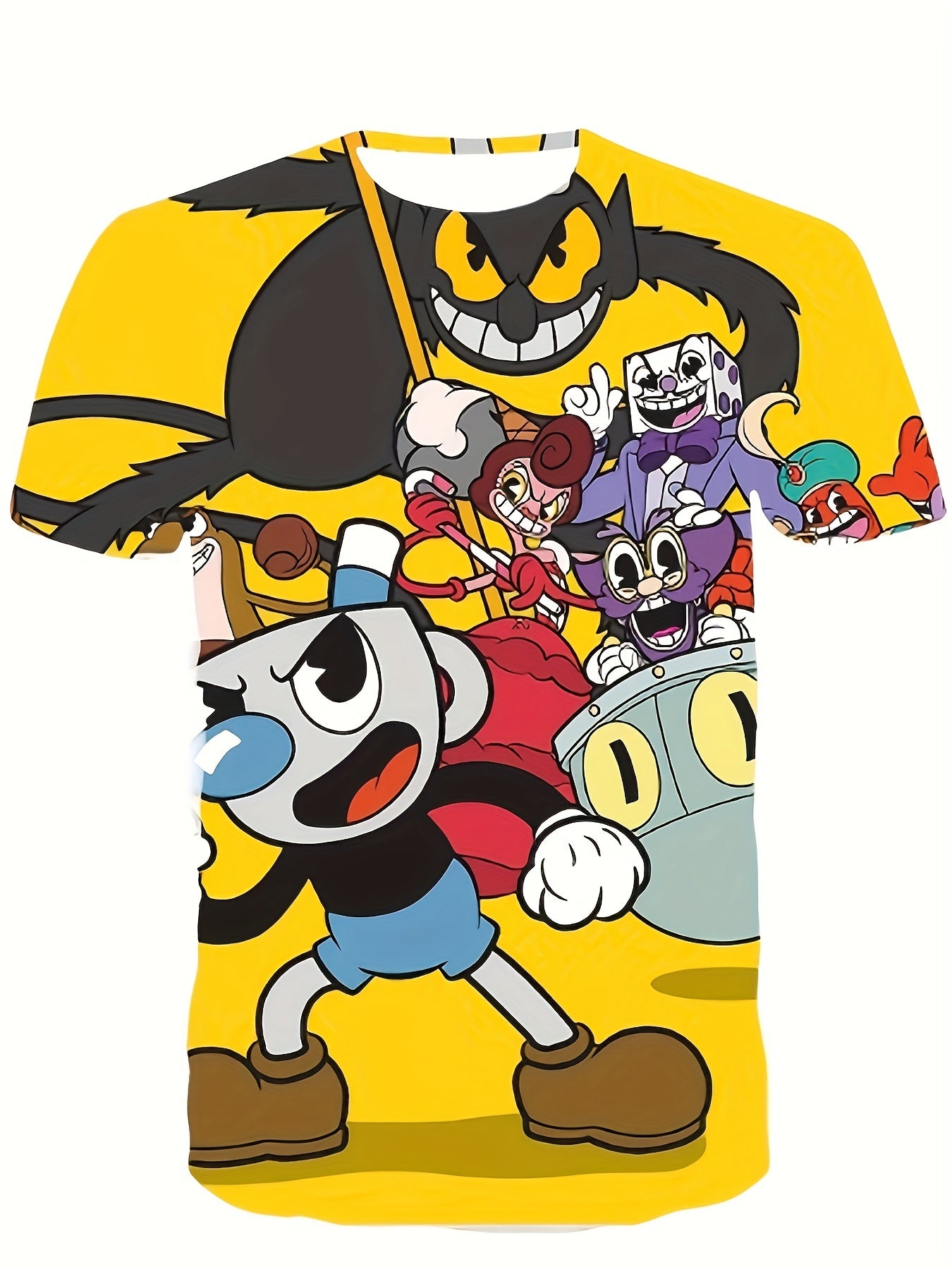 Boy's Monster Graphic T-shirt for Summer Outdoor