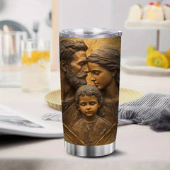 20oz Stainless Steel Vacuum Insulated Mug Holy Family