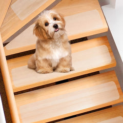15pcs Non Slip Stair Treads Transparent Strips Safety & Traction Easy Install