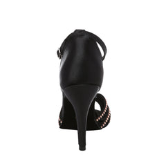 Women's Rhinestone Stiletto Heeled Sandals Latin Dance Shoes