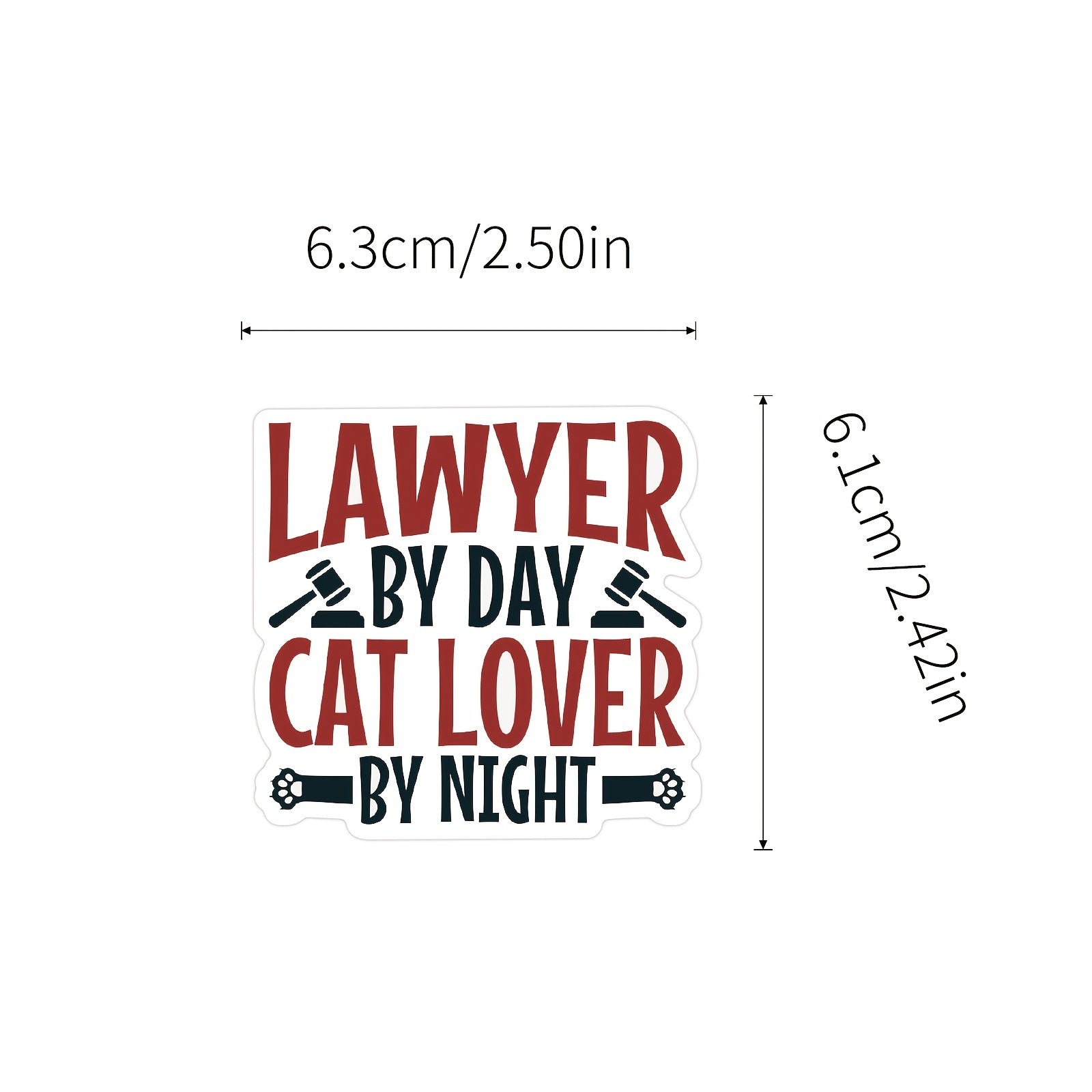 100pcs Scales Of Justice Stickers for Water Bottle Laptop - Lawyer Men Women