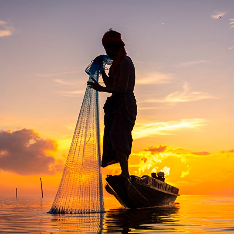 10m 32 8ft Round Fishing Net for Saltwater Freshwater