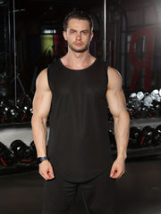 Men's Summer Sleeveless Shirt Active Stretch Tank Top