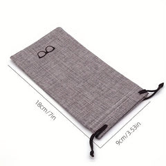 Eyeglass Pouch Elastic Opening Portable Storage Bag Lightweight Glasses Pouch